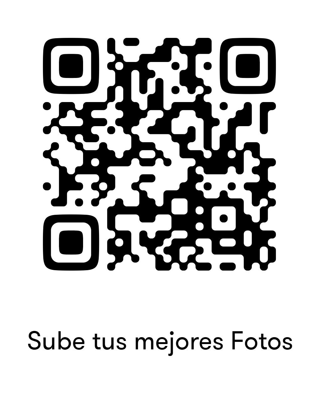 QR para subir fotos